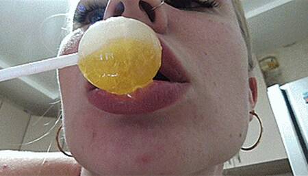 Blondy Lollipop Sucking Slut! MP4