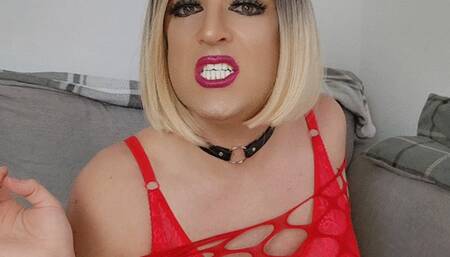 TS with BIG COCK humiliates your pathetic small Penis!