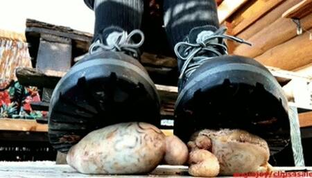 Public testicle crushing