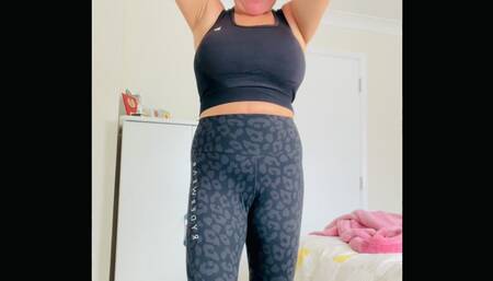 Showing off My Gym Outfit