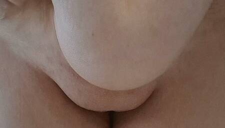 BBW plays with big Belly and Belly Button Finger Fuck