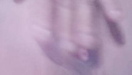 Jen closeup playing with pussy