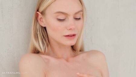 ULTRAFILMS Nancy Ace Left alone at Home, Undresses herself and Playing with her Wet Pussy