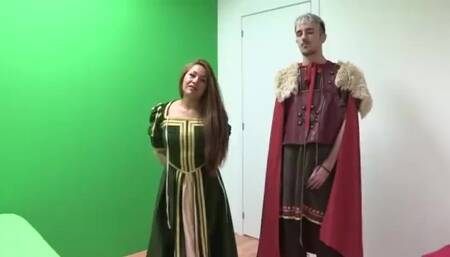 Latina TETONA convencida en la calle para follarse a Kendo