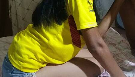 Cabalgata oral y vaginal montada