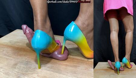 SADISTIC BALL PUNCTURING FUN MAKES A RED&WHITE MESS [multi-view] [5 of 14 min]