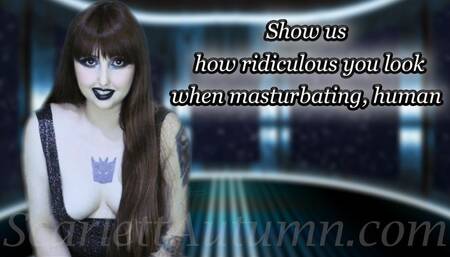 Show us how ridiculous you look when masturbating, human - WMV HD 1080p