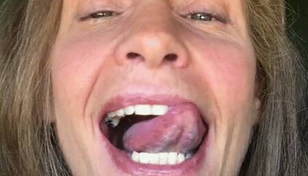 LONG POINTY PLAYFUL TONGUE