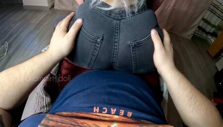 POV Farting in your lap in Jeans