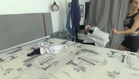 FARTING ON PANTY SMELLER Part 1 BY AMANDA BELMONT AND BRUNA PAES CAM BY ALINE FULL HD