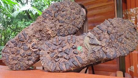 Dirty Hike Boots, Dirty Socks