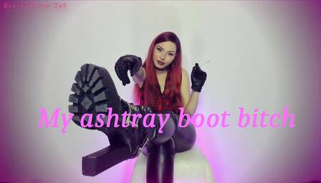 My ashtray boot bitch