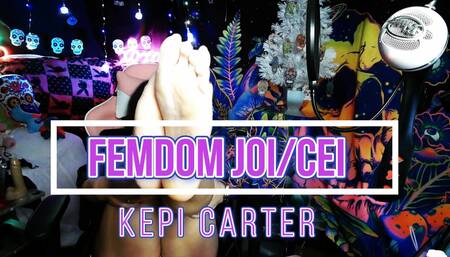 Feet Femdom JOI CEI