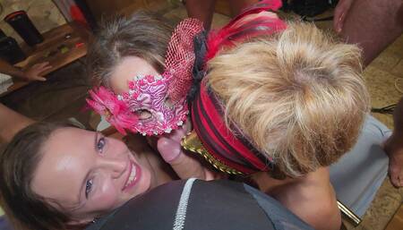 Libertine Orgy with Granny Mature and MILF