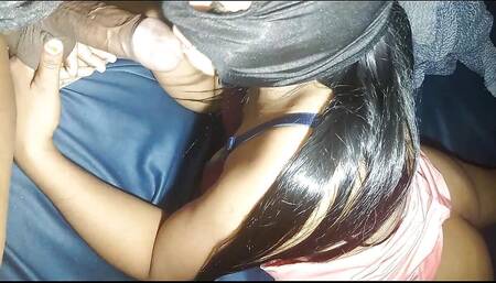 Sri Lankan Sexy Wife Gets Kissed Fiercely by Her Husband and They Started Exchanging Their Hotness Mood.