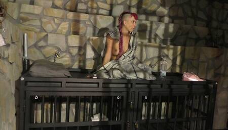 The Maya 72h Challenge - Maya Homerton - The ultimate Bondage Session - Clip 10 - On the Cage - Full Clip mp4 SD