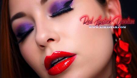 4K Red Lipstick Devotion