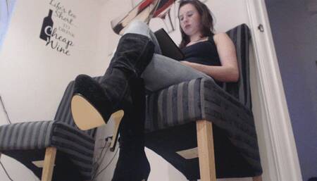 Lucky to be knelt at My boots (MOV)