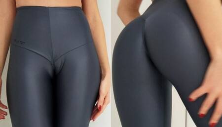 Shiny ass and camel toe