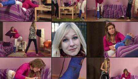 Beatrice Term SLWC with Heel Bar, Get To Work Lazy Toes! (in HD 1920X1080)