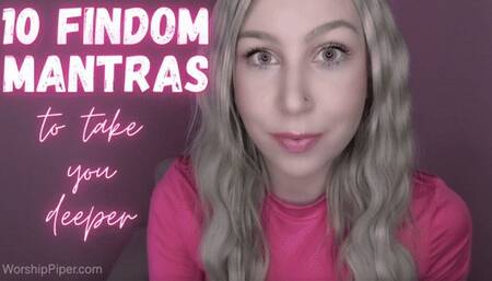 10 Findom Mantras to Take You Deeper