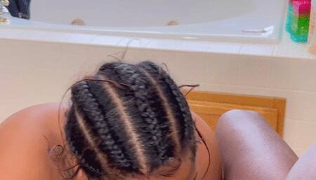 My Stepdad let me suck his big dick again!!!