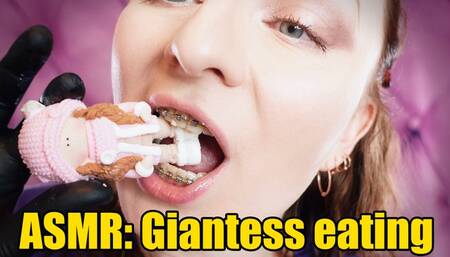 ASMR: Giantess eating (720p)