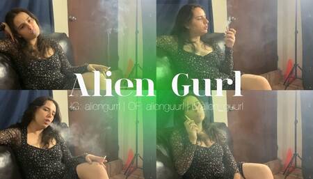Smoking Red Marlboro Crafted | Alien Girl