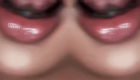 Broke for shiny black boots