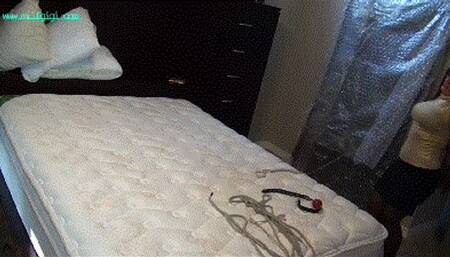 I beg to me hogtied in my new house on my brand new bed (MP4 HD)