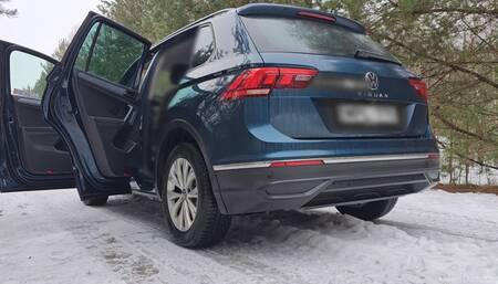 Bouncing New Volkswagen Tiguan