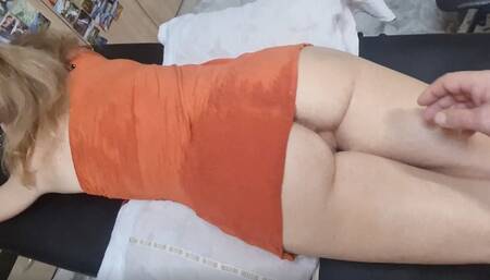 4k bondage, ball gagged ,blindfold, probone pussy fuck ,cum in pussy