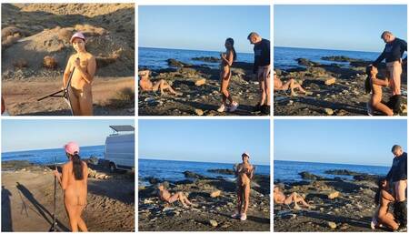 This brunette needs to be fucked well in front of other men in public