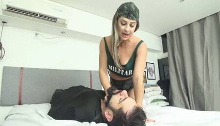 New MILF Fart on slut man By Daniela ferraz and Daniel Santiago cam by dani full hd