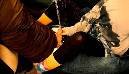 I shower him and myself with that lovely fountain between us (artwork without audio)