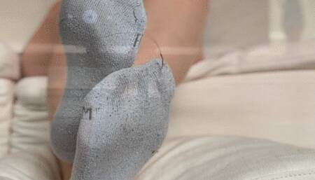 Glasstop Sock Removal Tease