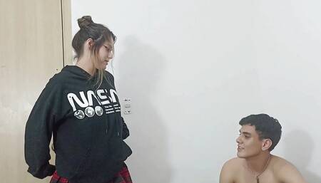 My Stepsister Comes Home Late and I Punish Her with Hardcore Sex