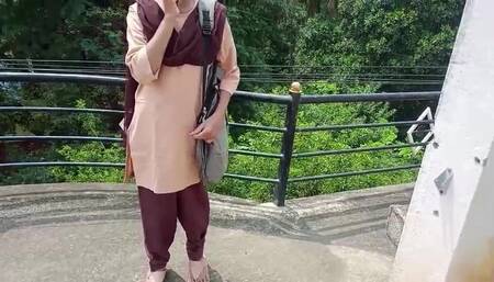 Indian College Couples Fucking on Terrace_1