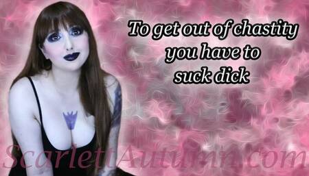 Get out of Chastity by Sucking Dick - WMV HD 1080p