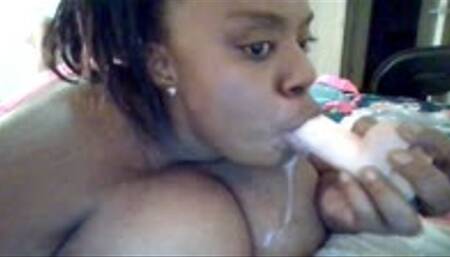 Nicole's Sloppy Blow Job!