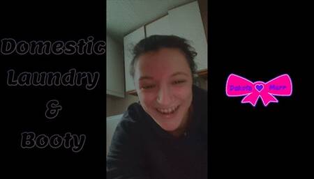 Domestic Homemaker Laundry with Ass Dakota Marr Booty