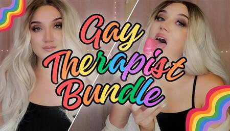 Gay Therapy Session Bundle - TheGoddessEmmy, GoddessEmmy, Goddess Emmy, Emmy - Blonde Femdom Knows Your Gay, Crave Cock, Love Sucking Dick, Makes You Suck Dildo Strap On