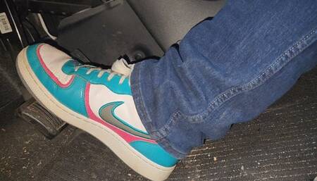 Driving Again in Nike Air Sneakers