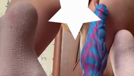 Bad Dragon anal spreading