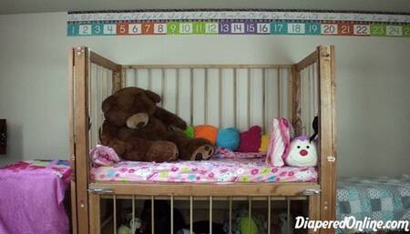 Taylor: Bound to Wet, Hogtied in Crib