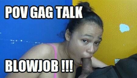 GAG TALK BLOWJOB (FULL HD) 240204B SARAI INCREDIBLE FUNNY DIRTY GAG TALK WHILE SUCKING COCK HD MP4