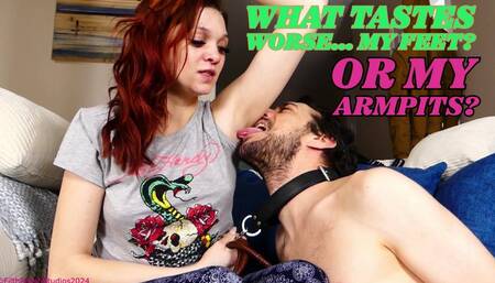 What Tastes Worse My Feet Or My Armpits - Princess Aria (HD1080p)