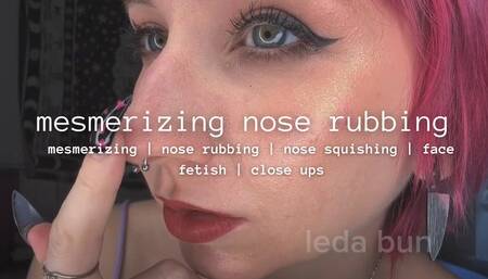 mesmerizing nose rubbing