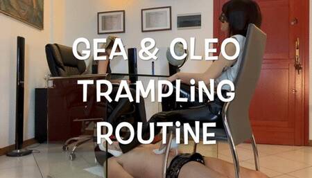 GEA DOMINA - GEA & CLEO TRAMPLING ROUTINE