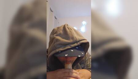 Slippery Dildo Right in My Mouth